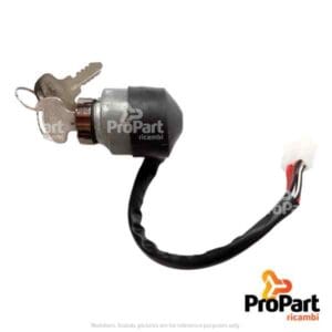 Ignition Switch suitable for Kubota - 52200-41212