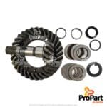 C/W & P Gear Set 11T/32T suitable for Carraro Axles - 562837