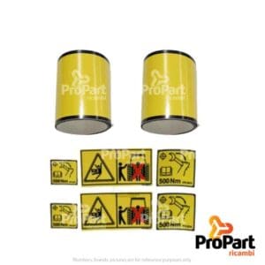 Bonnet Decal Kit to suit John Deere 6220 - 676888JP