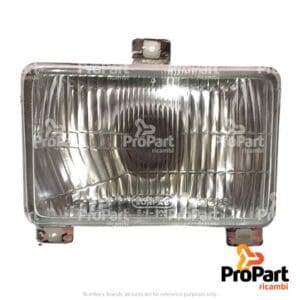 Headlamp  LH suitable for New Holland - 82014420