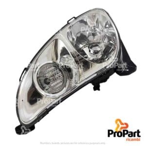 Headlamp RH suitable for New Holland - 87301990
