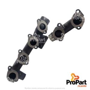 Exhaust Manifold -4 Port suitable for New Holland - 87802730
