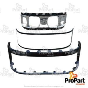 Head Lamp Surround With Glass suitable for John Deere - AL181666