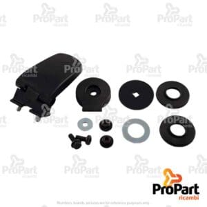 Door Hinge Kit -Top LH suitable for John Deere - AL233882