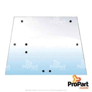 Rear Window Glass  SG2 8 Hole suitable for John Deere - AL70847