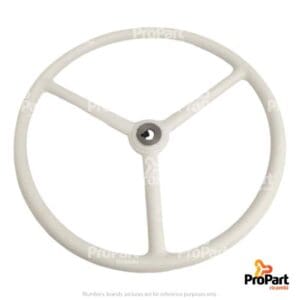 Steering Wheel - White suitable for David Brown - K83746