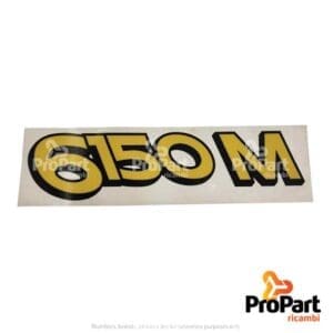 RH Decal  to suit John Deere '6150M' suitable for John Deere - L210328