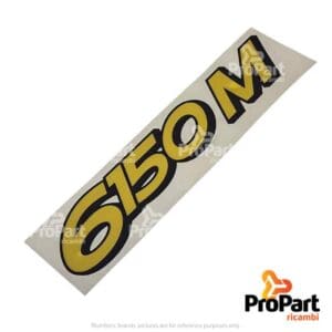 LH Decal to suit John Deere '6150M' suitable for John Deere - L210329