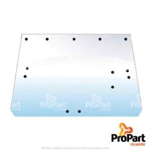Rear Window Glass  SG2 13 Hole suitable for John Deere - L36606