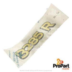 8285R Model Label RH suitable for John Deere - R297413