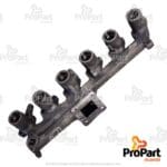 Exhaust Manifold  6 Cyl suitable for John Deere - R527696