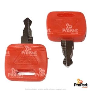 Ignition Key -Pair suitable for John Deere - RE183935